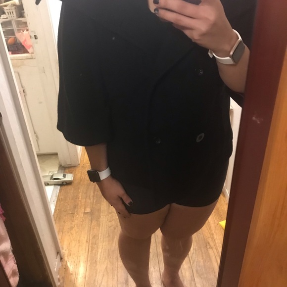 Old Navy black Pea Coat - Picture 5 of 8